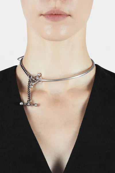 Ann Demeulemeester Cally Chain Pendant Necklace In Pattern