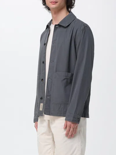 Woolrich Button Pocket Jacket In Gray