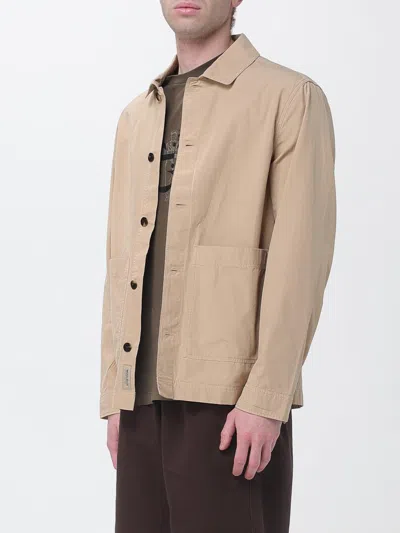 Woolrich Buttoned Pocket Jacket In Neutral