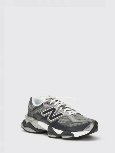 New Balance Unisex Synthetic Leather And Mesh Sneakers In Gray