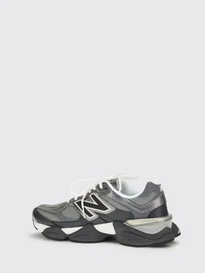 New Balance Unisex Synthetic Leather And Mesh Sneakers In Gray