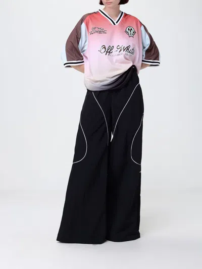 Off-white Off White Gradient Raglan Football Shirt In Gray