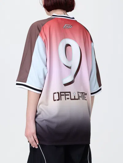 Off-white Off White Gradient Raglan Football Shirt In Gray