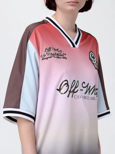 Off-white Off White Gradient Raglan Football Shirt In Gray