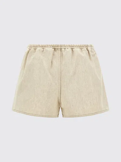 Jacquemus Women Beige Le Short De-nimes Amelo Shorts, 28 Luxury Shorts For Women Darveys In Nude