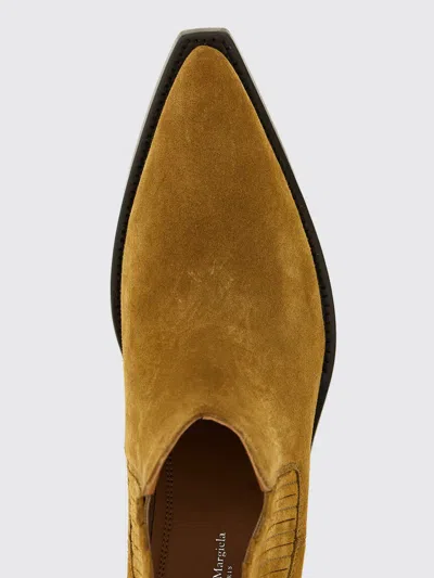 Maison Margiela Western Chelsea Heel-less Ankle Boots In Brown