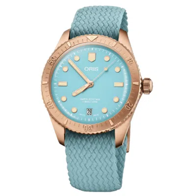 Oris Divers Sixty-five 38mm Watch In Blue