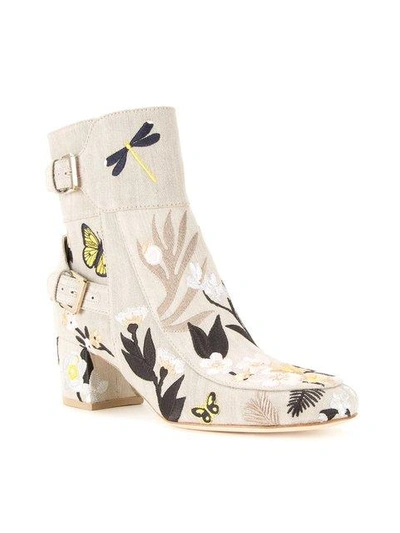 Shop Laurence Dacade Tropical Boots In Neutrals