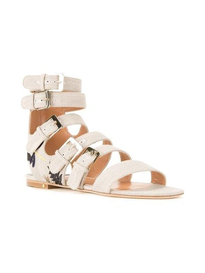 Shop Laurence Dacade Tropical Sandals In Neutrals