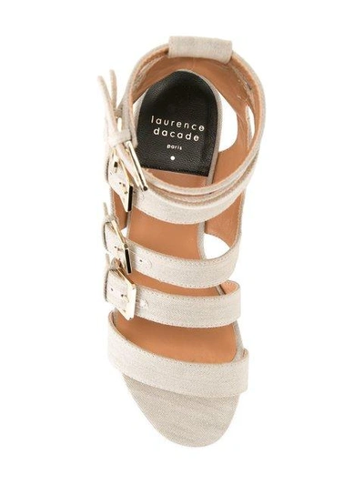 Shop Laurence Dacade Tropical Sandals In Neutrals