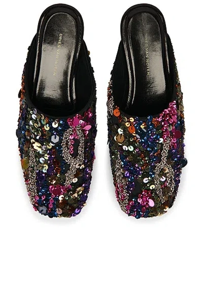 Dries Van Noten Mule In Multi