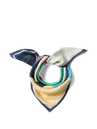 Jacquemus Square Silk Scarf In Multi