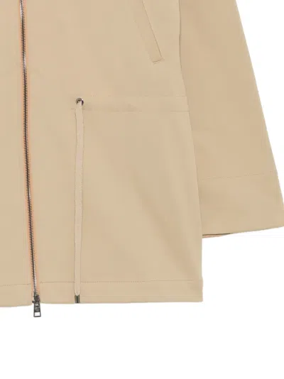 Lorena Antoniazzi Drawstring Zip-up Jacket In Neutral