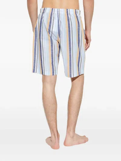 Hanro Striped Drawstring Shorts In Multi