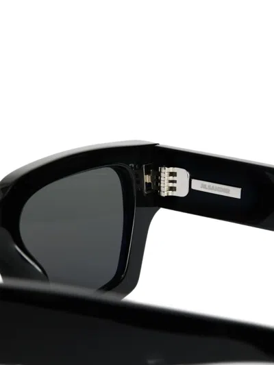 Jil Sander Rectangular-frame Sunglasses In Black