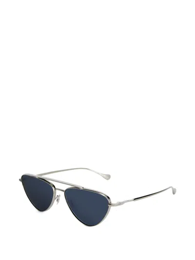 Jil Sander Pilot-frame Sunglasses In Silver