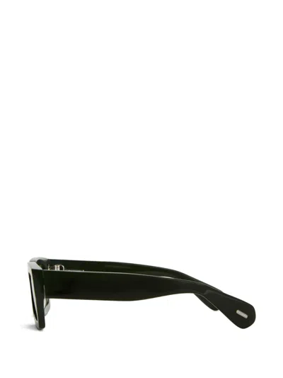 Jil Sander Rectangular-frame Sunglasses In Green