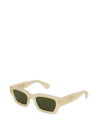 Jil Sander Rectangular-frame Sunglasses In Metallic