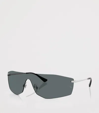 Ray Ban Alix Bio-based Sonnenbrillen Silber Fassung Grau Glas 01-41 In Silver