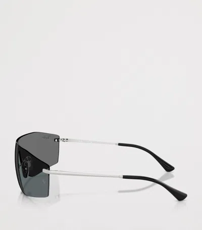 Ray Ban Alix Bio-based Sonnenbrillen Silber Fassung Grau Glas 01-41 In Silver