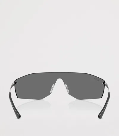 Ray Ban Alix Bio-based Sonnenbrillen Silber Fassung Grau Glas 01-41 In Silver