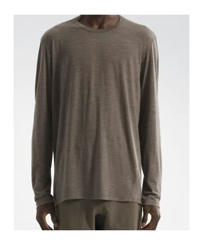 Veilance Frame Long-sleeved T-shirt In Brown