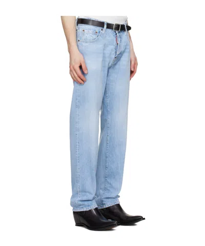 Dsquared2 642 Belt Loop Jeans In Blue