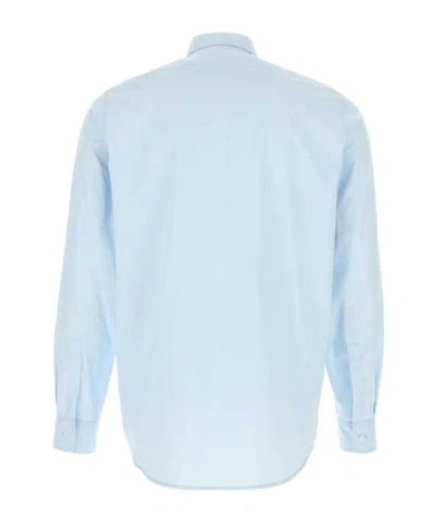 Jil Sander Long-sleeve Buttoned Shirt In Blue