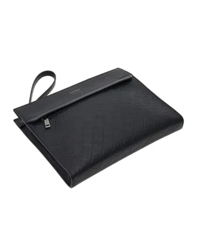 Ferragamo Monogram Pouch In Black