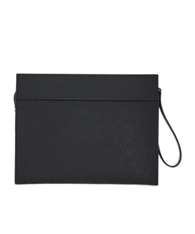 Ferragamo Monogram Pouch In Black