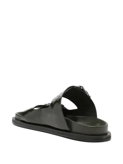 A.emery A. Emery Leon Sandals Vintage Forest In Black