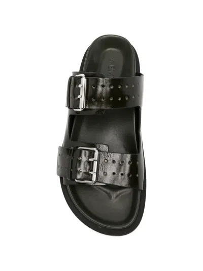 A.emery A. Emery Leon Sandals Vintage Forest In Black