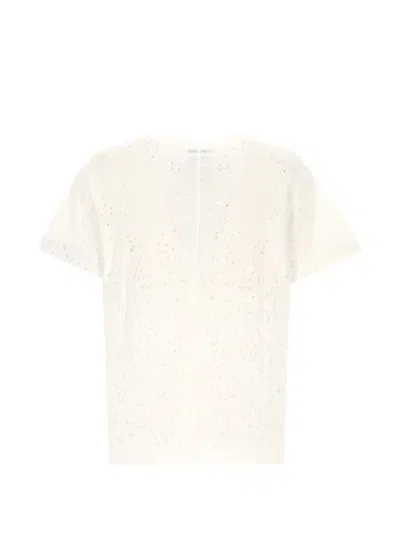 Thom Krom Distressed T-shirt In Yellow