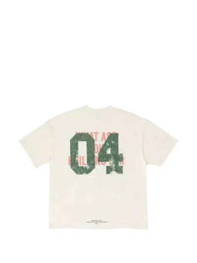 Bldg4 Embellished T-shirt In Orange