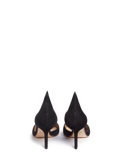 Shop Francesco Russo Suede D'orsay Pumps