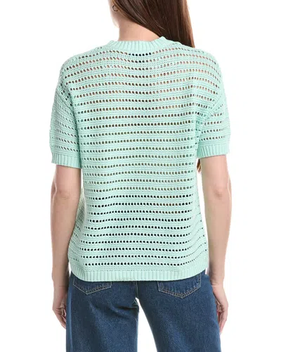 Joseph A . Open Stitch Boxy T-shirt In Brown