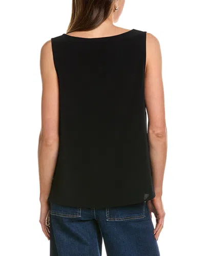 St John St. John Milano Wool-blend Shell In Black