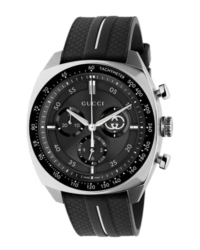 Gucci Interlocking Watch In Black
