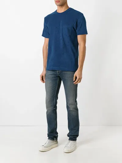 Howlin' Textured T-shirt In Blue