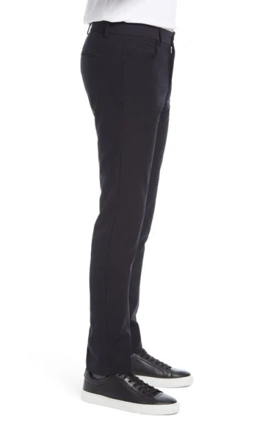 Bugatchi Solid Stretch Pants In Black