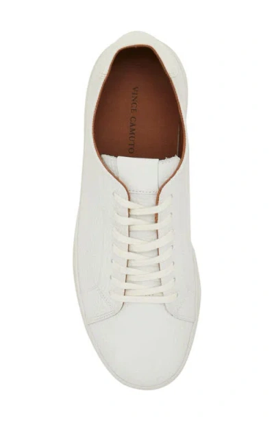 Vince Camuto Hallman Leather Sneaker In White