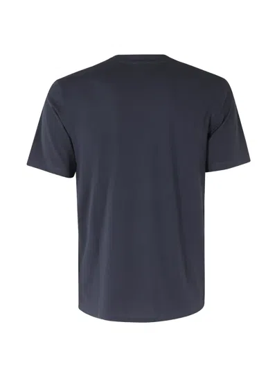 Blauer Jan Logo-patch T-shirt In Blue