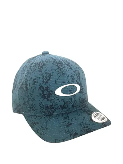 Oakley Sand-camo Strapback Hat In Blue