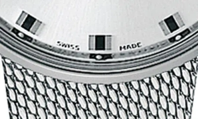 Mido Commander Automatic Mesh Strap Watch, 37mm In Silver