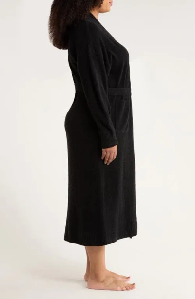 Nordstrom So Soft Robe In Black