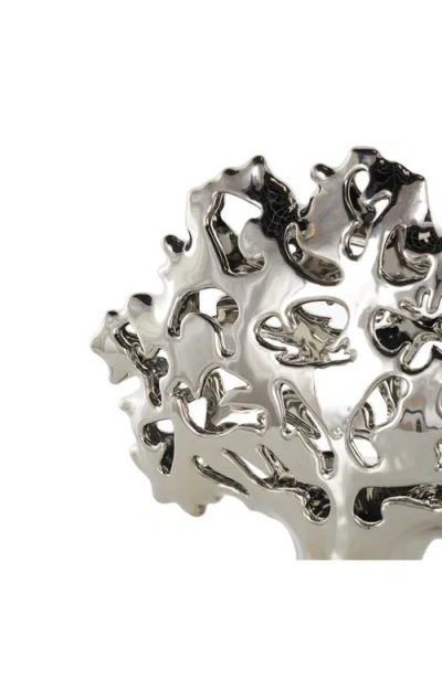Uma Abstract Sculpture In Silver