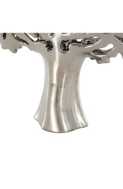 Uma Abstract Sculpture In Silver