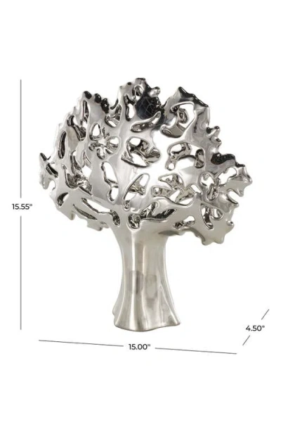Uma Abstract Sculpture In Silver