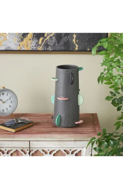 Uma Multicolored Ceramic Vase In Multi