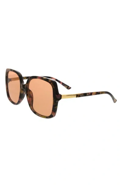 Bcbg 54mm Oversized Square Sunglasses In White